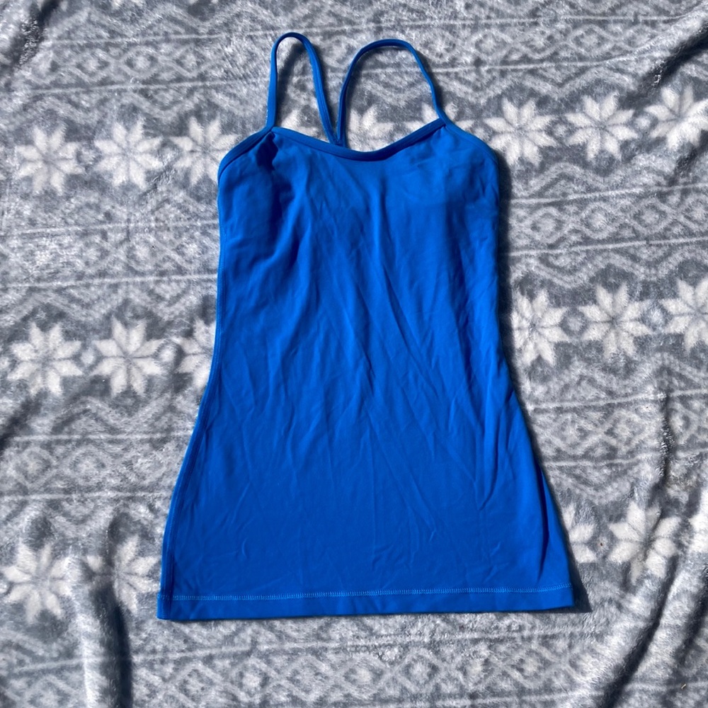 Blue tank top Lululemon
